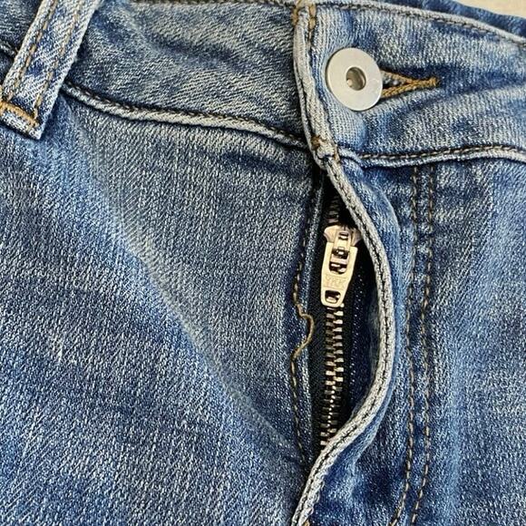 Anthropologie Pilcro Lace Embroidered Crop Jeans Women's Size 26 flare Bohemian - Picture 12 of 12